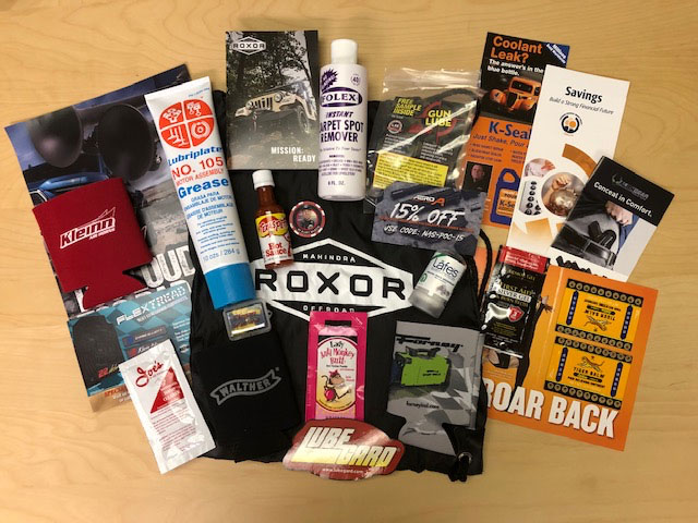NASCAR Pole Position Sampling Roxor Bags